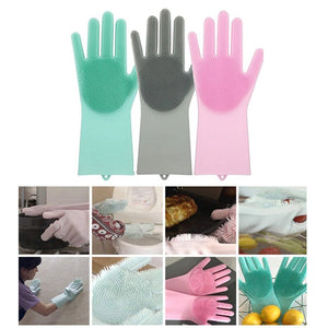 Silicone Scrubbing Gloves