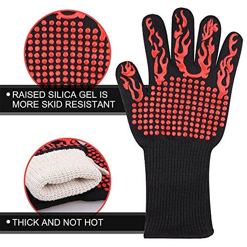 932°F Heat Resistant BBQ Gloves