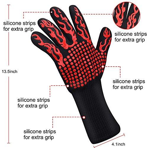 932°F Heat Resistant BBQ Gloves