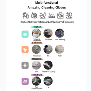 Silicone Scrubbing Gloves