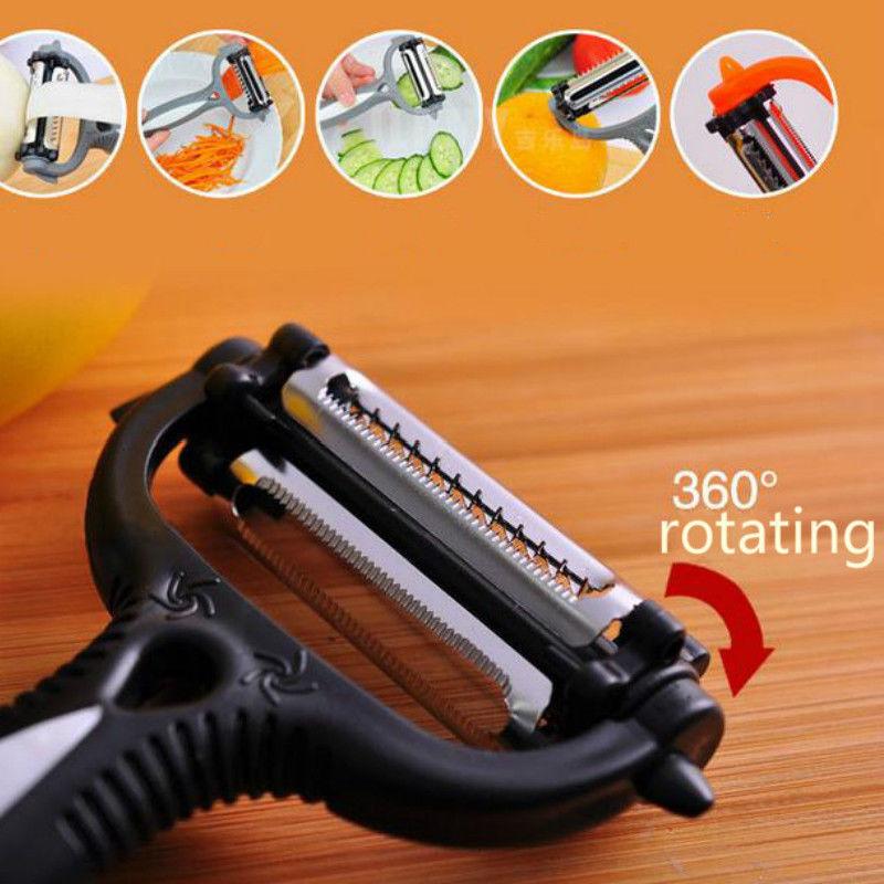 Shop for Multi-Functional Stainless Steel Rotary Peeler 3-in-1