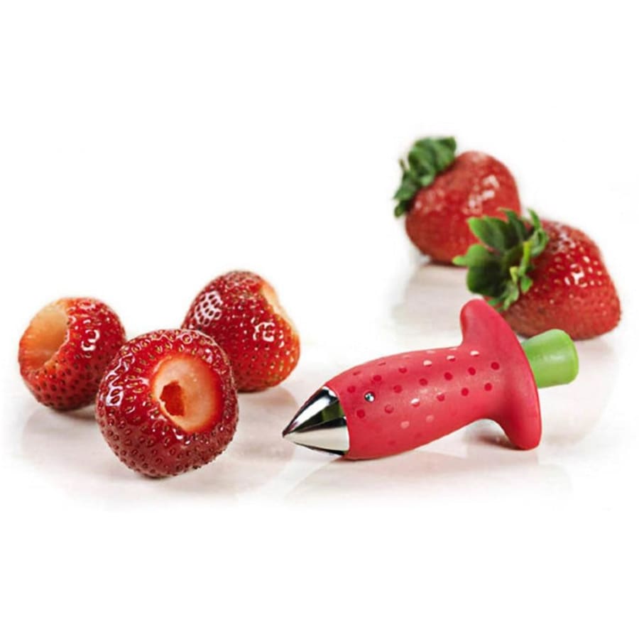 FireKylin Strawberry Huller and Strawberry Slicer Set, Corer Cutter Stem  Remover Platter Fruit Plate Cake Dicing Kitchen DIY Tool Gadgets